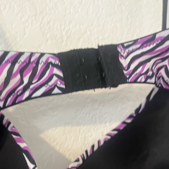 Zebra Print Push Up Bra - Picture 2 of 4